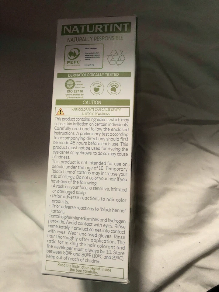 Gel de color permanente para cabello Naturtint 5M caoba claro castaño paquete de 3 5,75 fl oz Foto 4 de 4