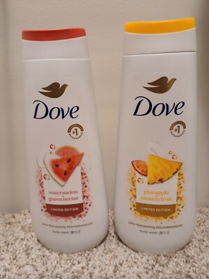 Dove Limited Edition Watermelon And Pineapple Body Wash Set Of 2