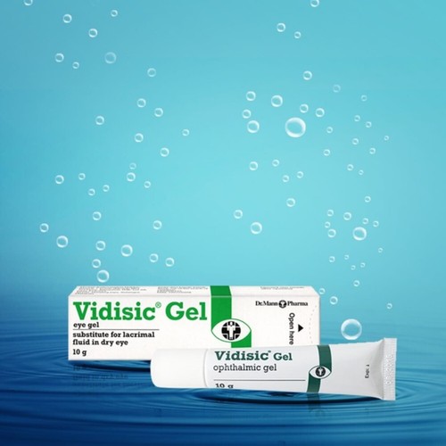 2x 10g Vidisic Gel Lacrimal Fluid Soothing Relief Refresh Symptoms Of Dry Eyes - Picture 6 of 7