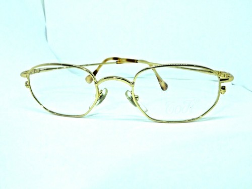 TOFI montatura per occhiali da vista uomo oro ovali donna vintage made in  italy | eBay