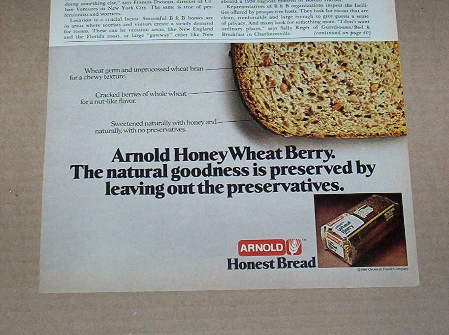 Oroweat Honey Wheatberry Bread Nutritional Information Besto Blog