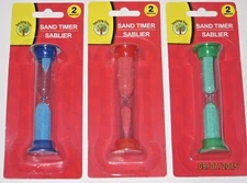 Sand Timer 2 Minute Hourglass - Exercise, Cooking, Playing Games, Time Out, Eggs