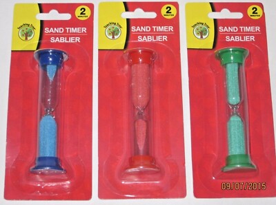Sand Timer 2 Minute Hourglass - Exercise, Cooking, Playing Games, Time Out, Eggs