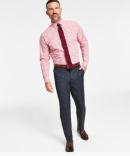 Lauren Ralph Men's Classic-Fit UltraFlex Stretch Flat Front Suit Pants 58 x 32