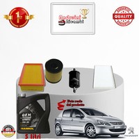 Inspektionskit Filter + ÖL Peugeot 307 2.0 16V 103KW 140CV Von 2009->