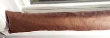 Door Draft Stopper, Cedar Filled, Draft Stopper, Insect Repellent, Dark.Brown