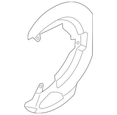 Genuine Mazda Splash Shield BBM2-33-260
