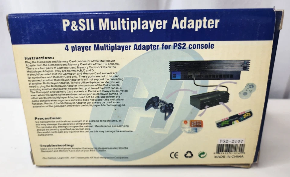 PLAYSTATION 1 & 2 MULTIPLAYER ADAPTOR- untested - Image 4 of 4