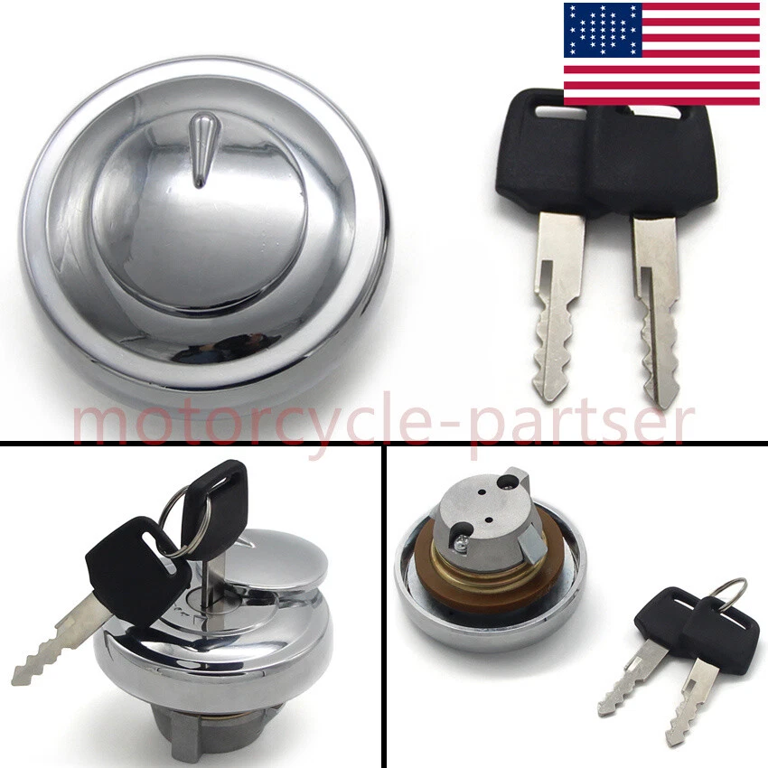 Fuel Tank Gas Cap Key For Yamaha XVS125 00-04/XVS250 2000-2012/XVS650 1998-2017 Foto 4 de 4