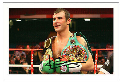 JOE CALZAGHE Signed Autograph PHOTO Fan Gift Signature Print BOXING Boxer 