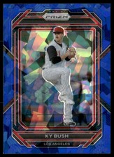 2023 Panini Prizm - Ky Bush #59 Blue Ice Prizm (RC)