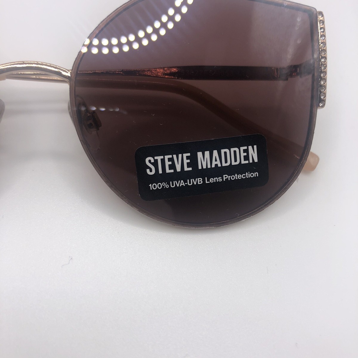 Steve Madden Cat Eye Large Frame Oversized Sunglasses Rose  display picture 3