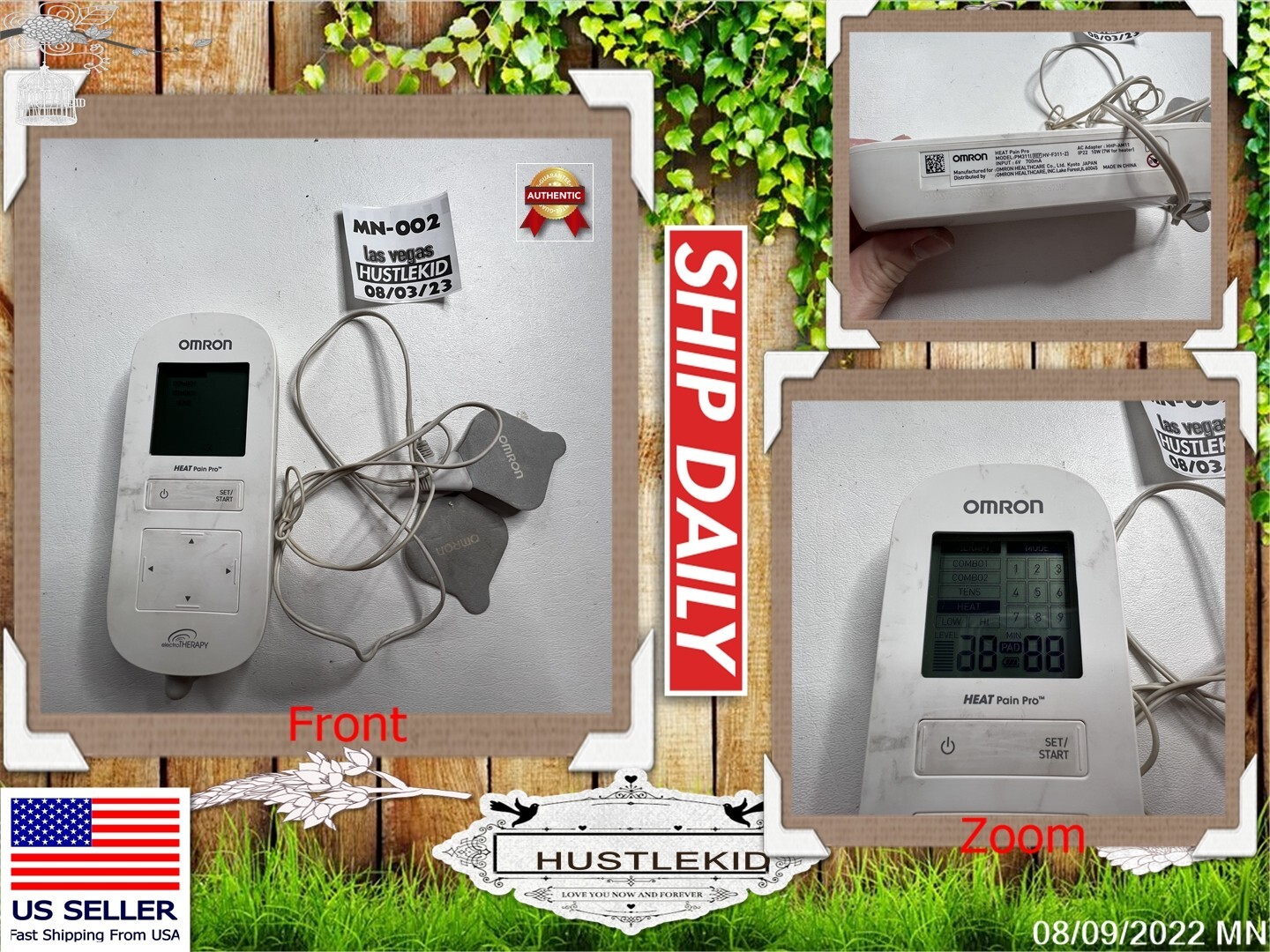 Genuine OMRON Heat Pain Pro TENS unit, model PM311 Electro Therapy🔥MN