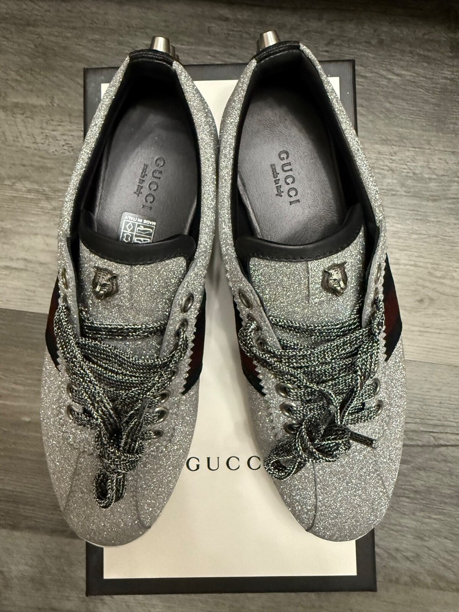 GUCCI Low Top Sneakers Gucci 419644 Bambi Sneakers Signature Web