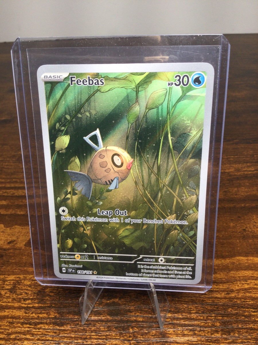 feebas pokemon card Feebas AR 110/106 SV8 Super Electric Breaker - Pokemon Card Japanese