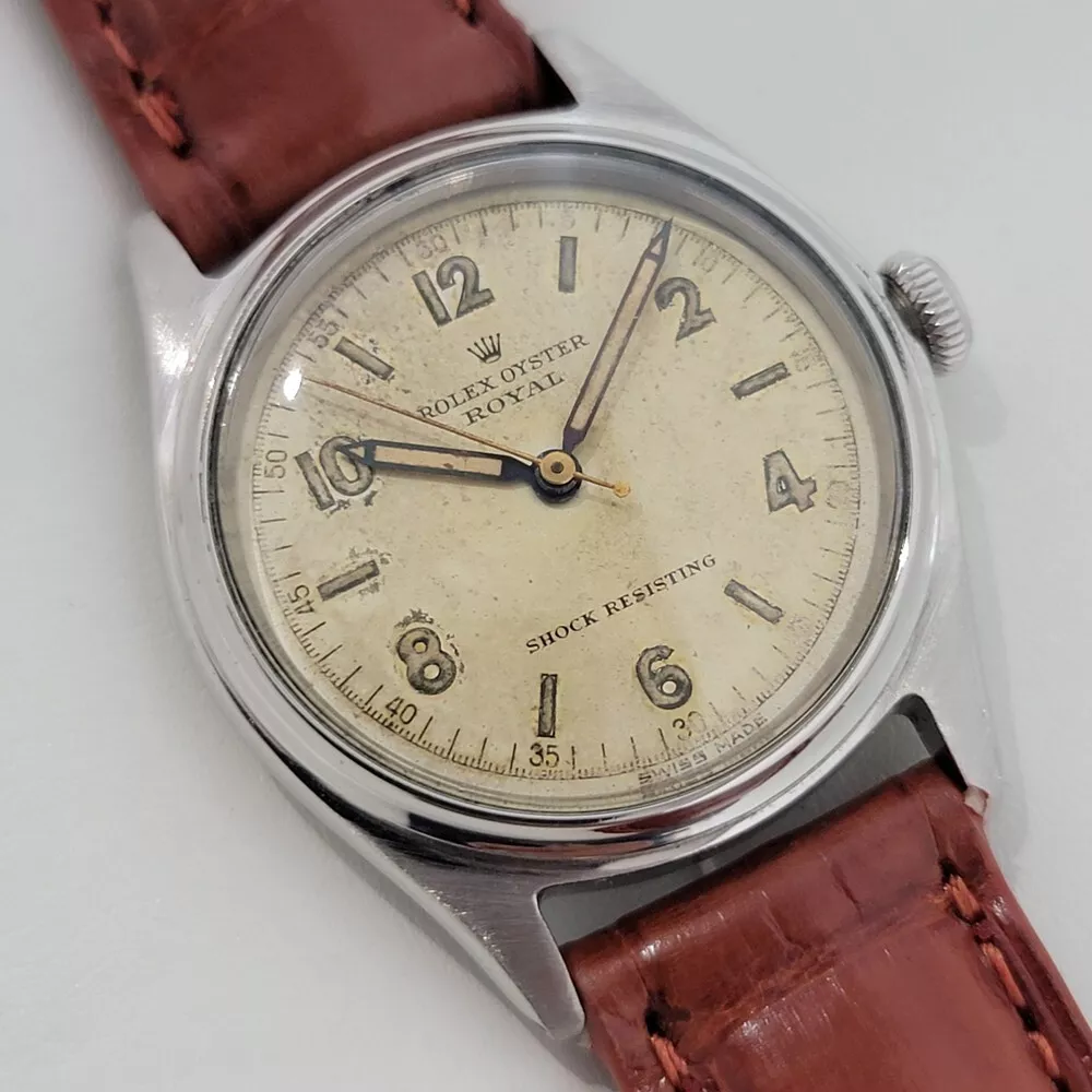 Herren Rolex Oyster Royal Ref 4444 32mm Manuell Wind 1940s
