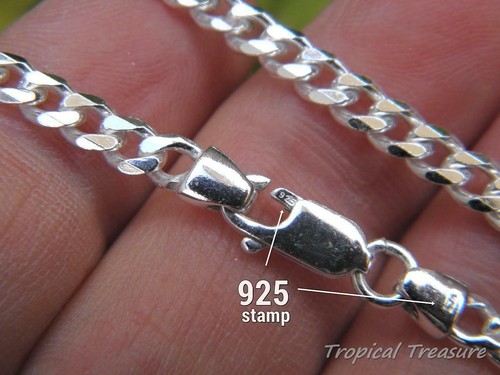 CURB Chain - 100% SOLID 925 Sterling Silver (options) - Picture 24 of 32