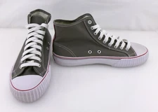 PF Flyers Shoes Center Hi Gray/White Sneaker Mismatched 8/9