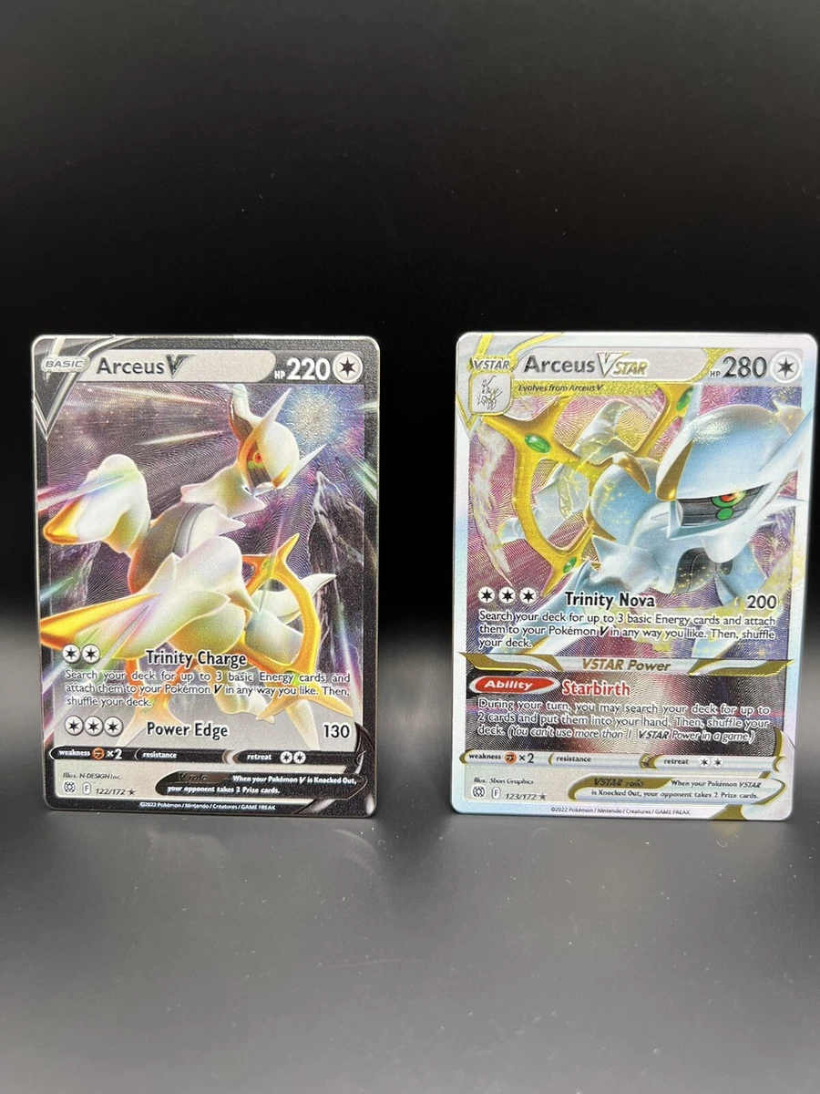 Arceus VSTAR - 123/172 (Metal Card)