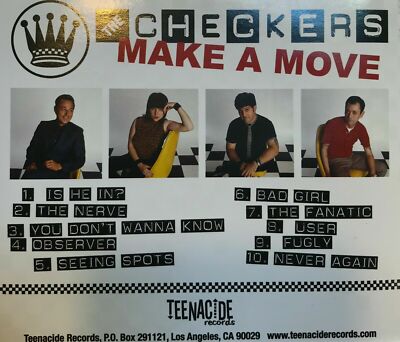 The Checkers: Make A Move (CD Teenacide Records) New Sealed Ships