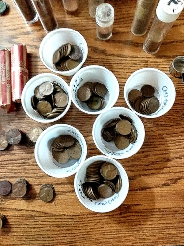1940-1949 P&D LINCOLN WHEAT CENTS 20 ROLLS 1000 COINS F+/AU AVG VF+ AND BETTER