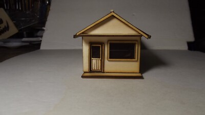 H.O. Scale Shotgun House Kit Laser Cut LB#24