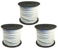 Electric Fence / Fencing Rope White 3 X 400 Meters 6mm Electric Fence / Fencing Rope White 3 X 400 Meters 6mm