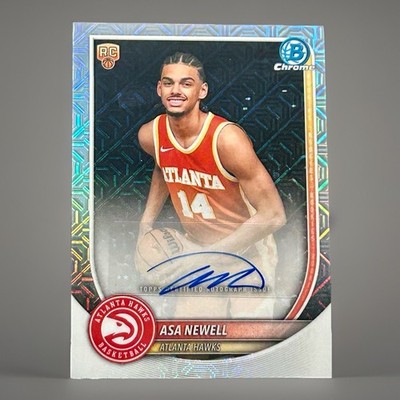 Asa Newell Rookie Autograph Mojo Refractor 2025-26 Topps Bowman #BCA-AN