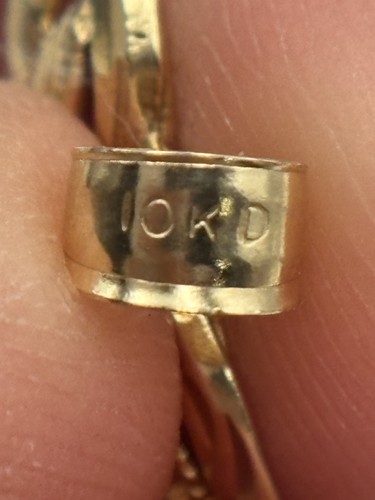 CIONDOLO CUORE ORO GIALLO 10KT 1,65g - Foto 5 di 10