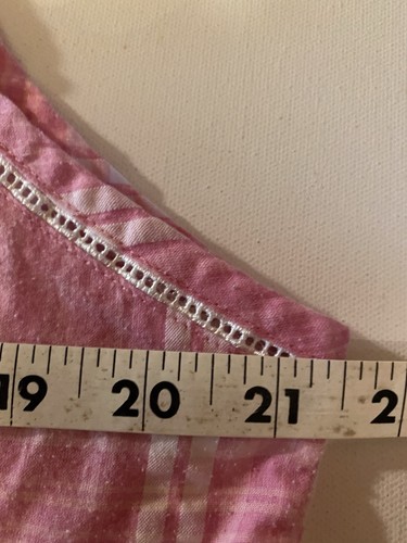 Celestial Dreams House Dress Sz L Pink Zip Up Pockets Textured Muumuu Sleeveless - Bild 13 von 17