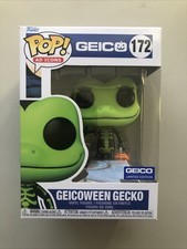 Funko Pop! Vinilo: Gieco Geicoween Gecko (Verde) - Funko (Exclusivo) #172