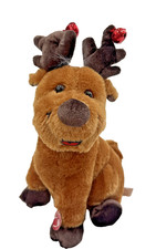 Dan Dee 10" Christmas Singing Reindeer "JINGLE BELL ROCK"