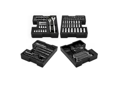 #ad #ad Husky Mechanics Tool Set with Build Out Storage Trays 270 Piece $127.92