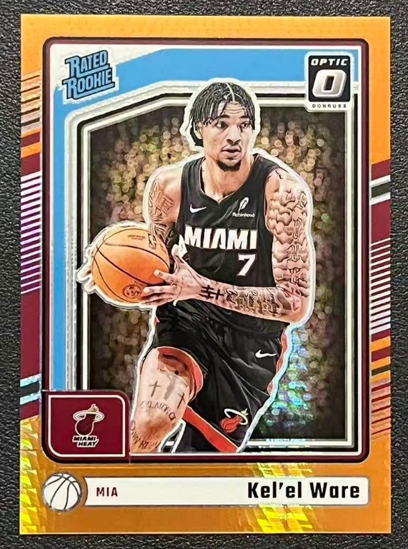 Kel'el Ware 2024-25 Panini Donruss Optic Rated Rookie Orange Hyper 189/299 #280