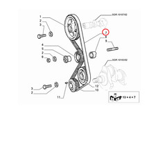 Courroie de distribution Lancia DELTA