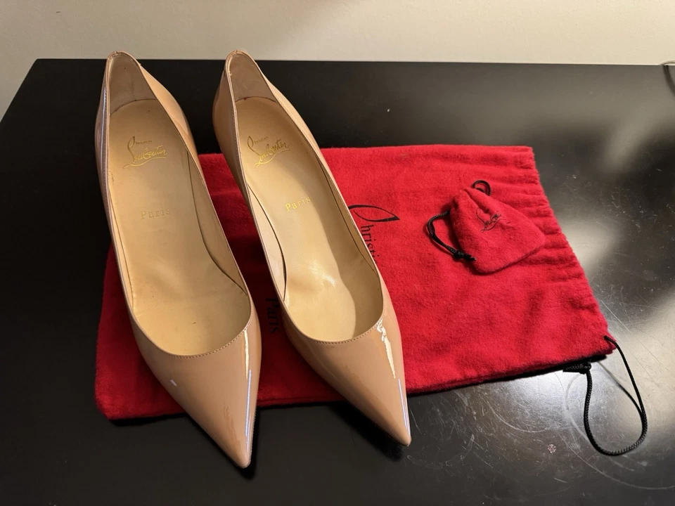 Christian Louboutin So Kate Pointed Toe Pump - Black, Size 39.5 (2 pairs) - Image 2 of 4