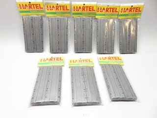 8x Hartel 48010 Straßenbahn Tram Gleise Schienen 32x straights 135 mm HO nr3