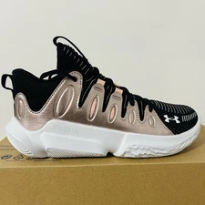 Under Armour UA Flow Breakthru 4 Womens Black Rose Gold,Choose Sz, Retail $150