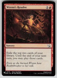 Wrenn's Resolve 0173 Common The List Reprints MTG