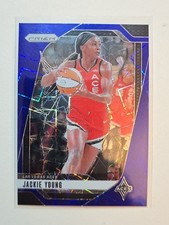 2024 Panini Prizm WNBA - Jackie Young #1 Blue Velocity Prizm