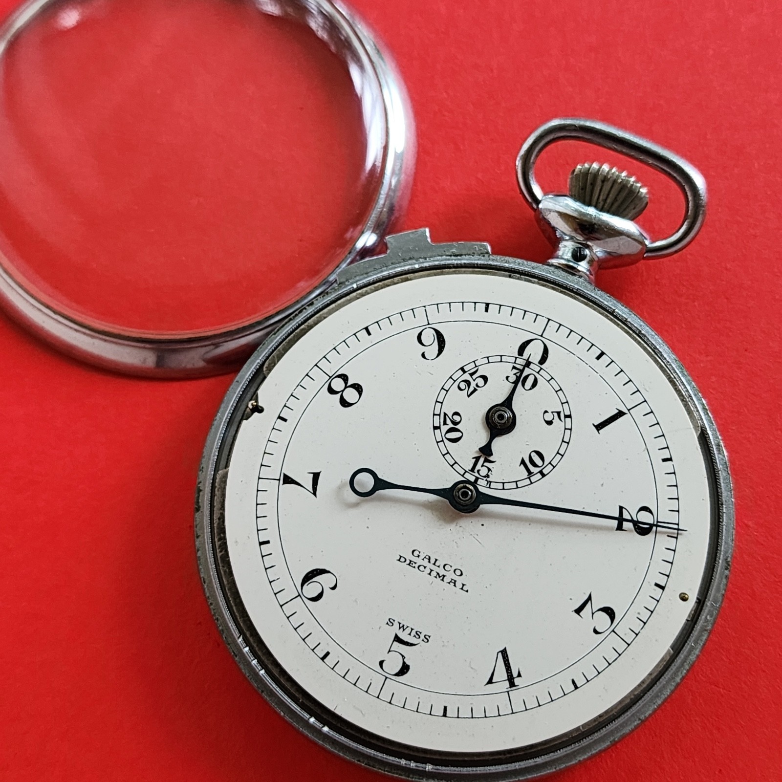 Gallet Decimal Timer Stop Watch Timer Swiss Chron… - image 3