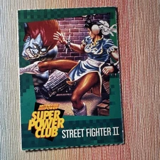 Nintendo Power Super Power Club Magazine Card #59 - Street Fighter II