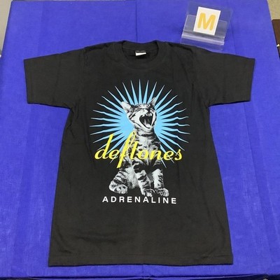 Deftones Vintage Distressed T-Shirt M Schwarz Rock Band Tee Streetwear