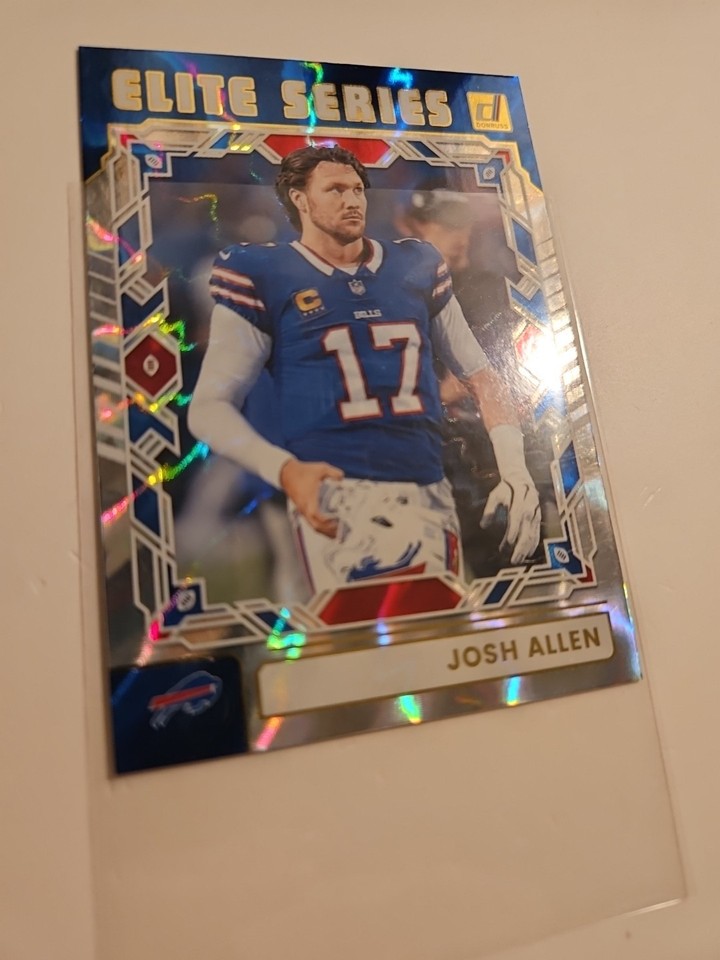 Pictograph Grade R 2025 DONRUSS ELITE SERIES JOSH ALLEN CARD TES-JAL READY TO GRADE ...
