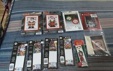 MIXED LOT OF 70 CHRISTMAS THEMED CROSS STICH KITS AND PATTERNS