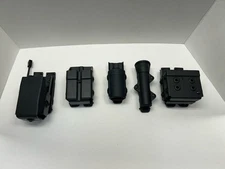 Zero9 Holsters Model Radio,OC Can, Flashlight, Mag Pouch Glock 17/19 Black Molle