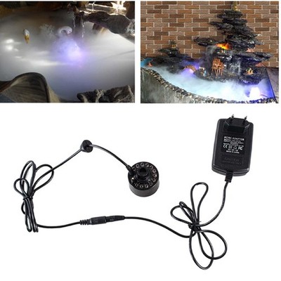 Mist Maker Fogger 12 LED Licht Wasserbrunnen für Feiertage Weihnachtsvase
