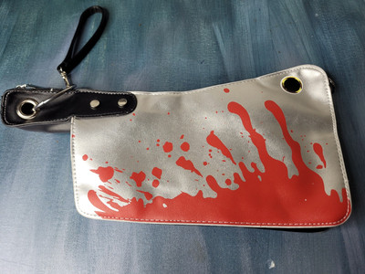 Kreepsville Cleaver Slasher Clutch Horror Emo Purse Bag New