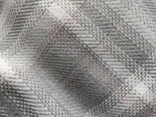 NEXT HelenaS Harriet Grey Pink Brushed Check Tartan Eyelet Curtains 228x228 PAIR