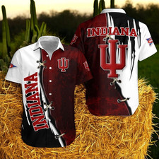 Ncaa Indiana Hoosiers Sport Team Hawaiian Shirt, Casual Shirt For Men